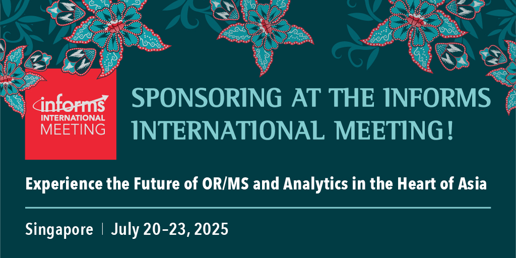 Register today for the 2024 INFORMS Analytics Conference