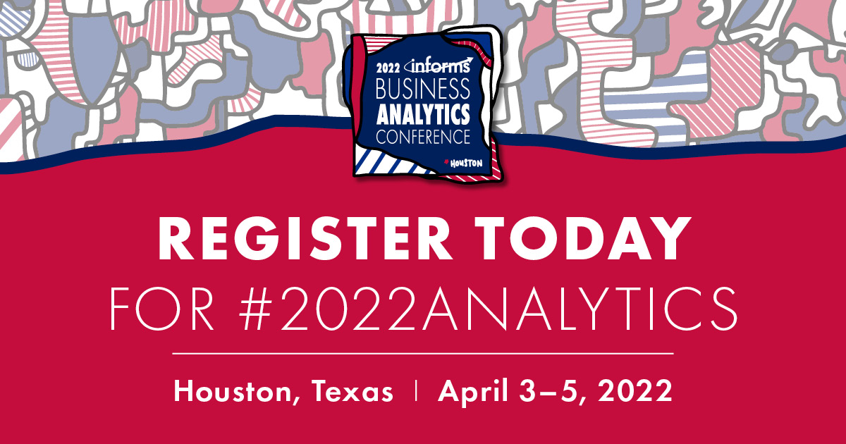 Informs 2022 Schedule Home - 2022 Informs Business Analytics Conference