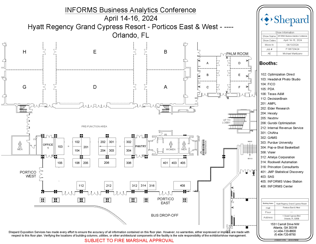Exhibitor Information 2024 INFORMS Analytics Conference