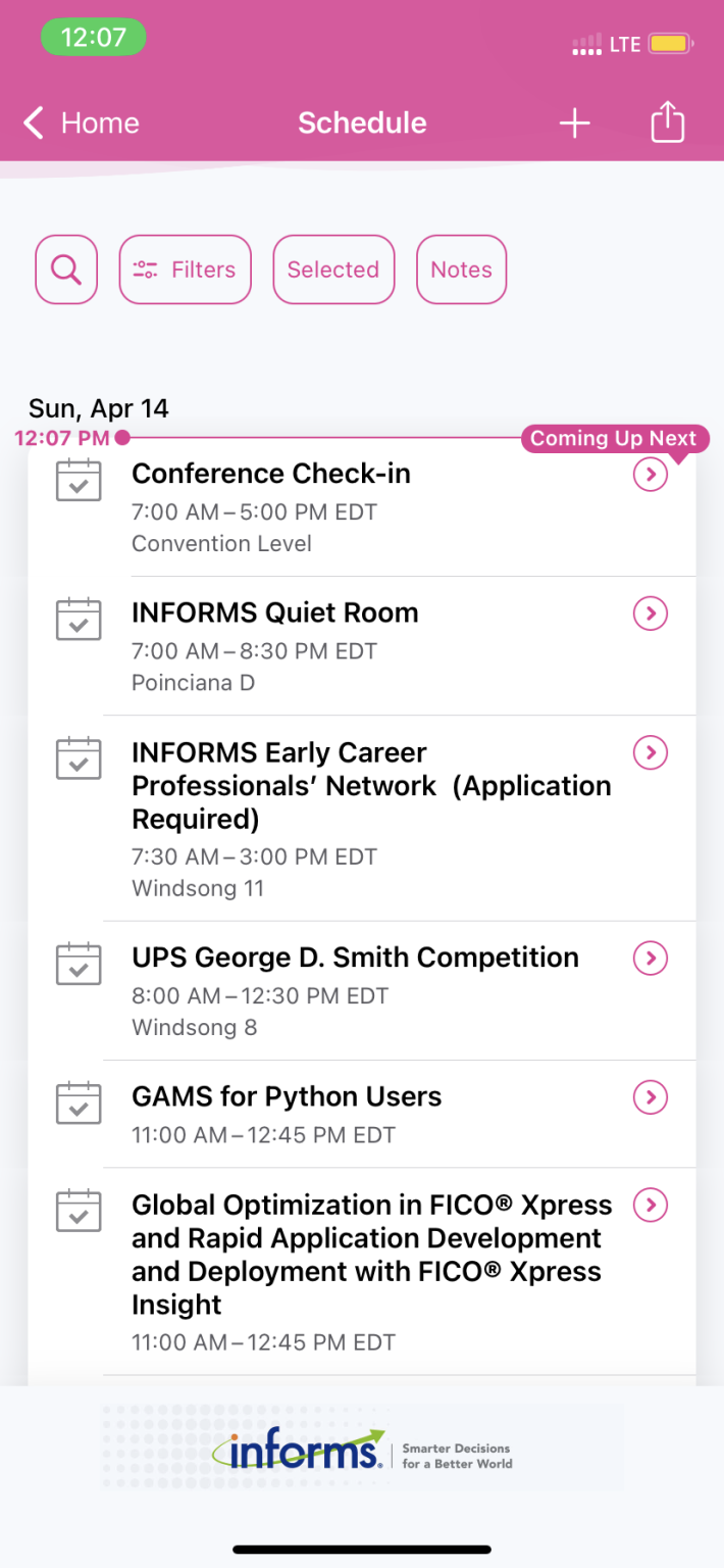 Download the INFORMS app 2024 INFORMS Analytics Conference