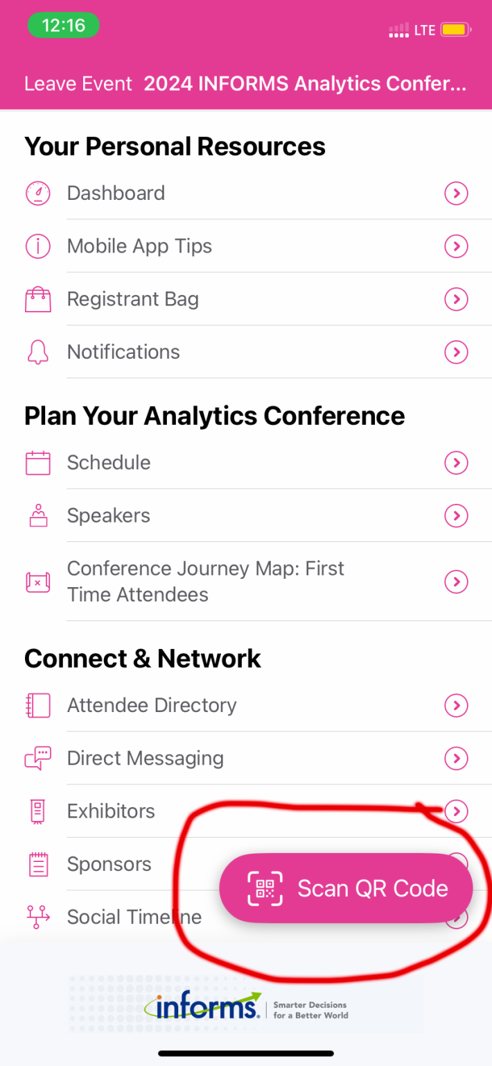 Download the INFORMS app 2024 INFORMS Analytics Conference